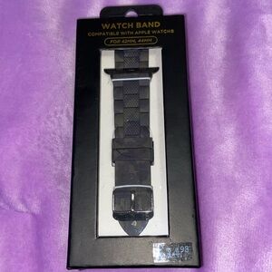 Watch band 42MM and 44MM compatible with Apple Watches Dark camouflage print